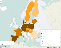 Roggen Anbaufläche Europa 2012-2023