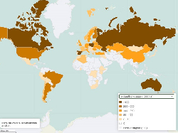 Hafer Anbaufläche weltweit 1961-2020
